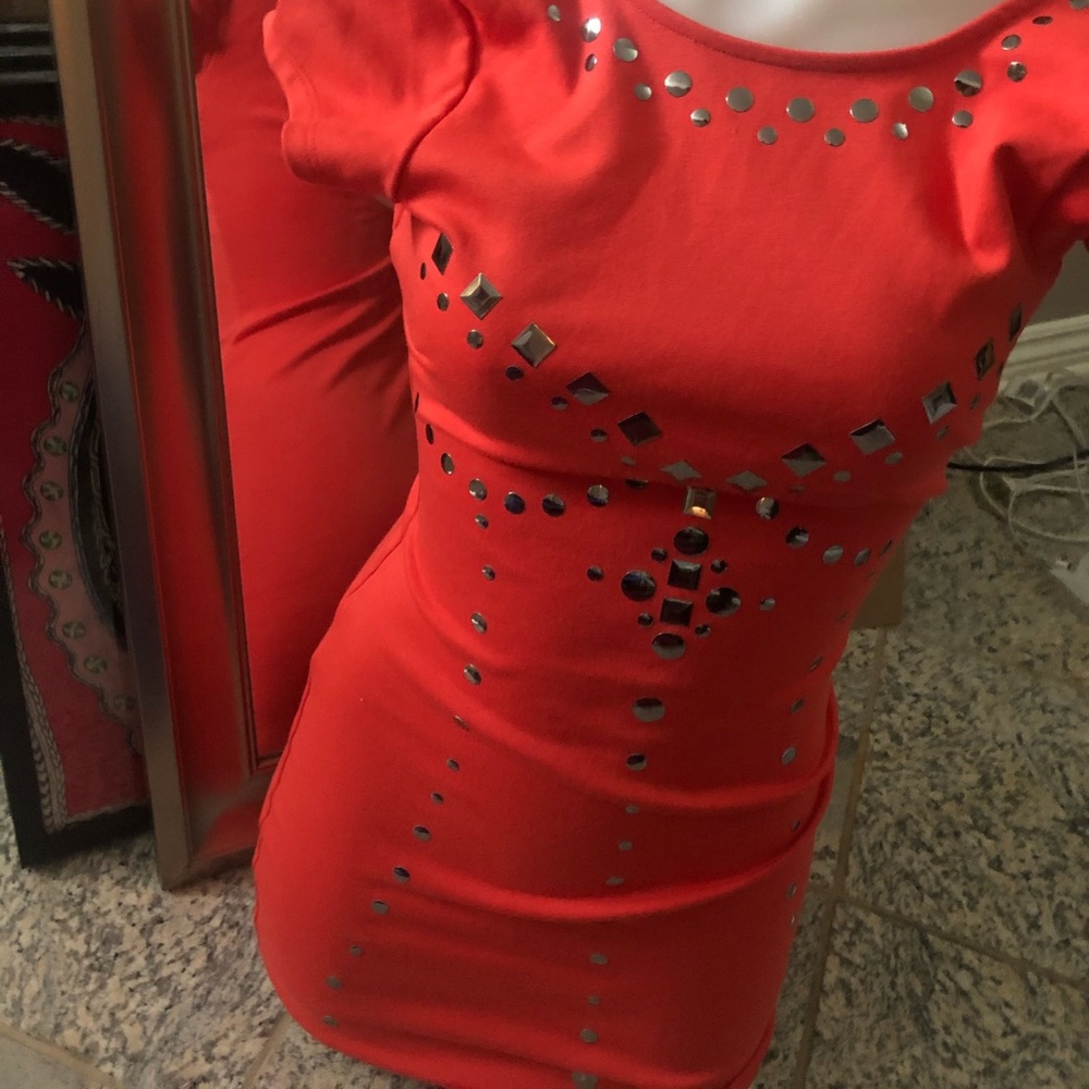 Never worn Nastygal red dress